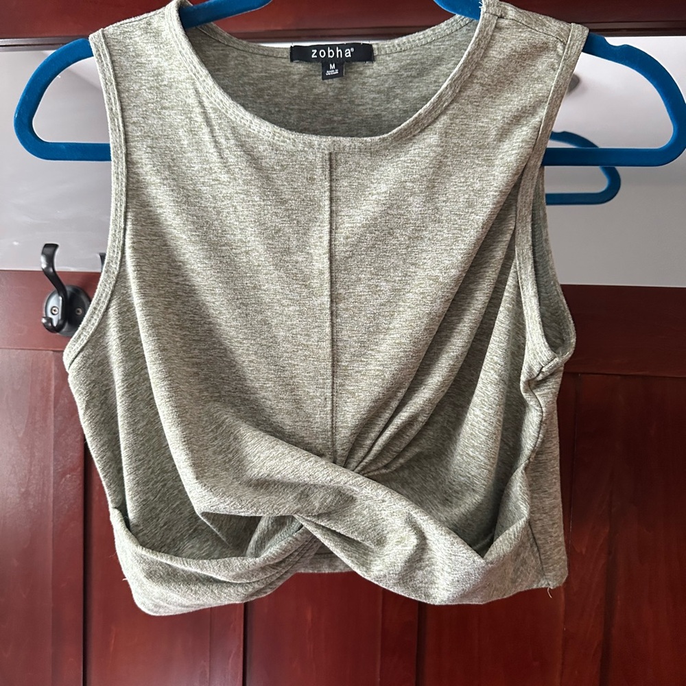 Zobha Gray Women's Top - athletic- size medium